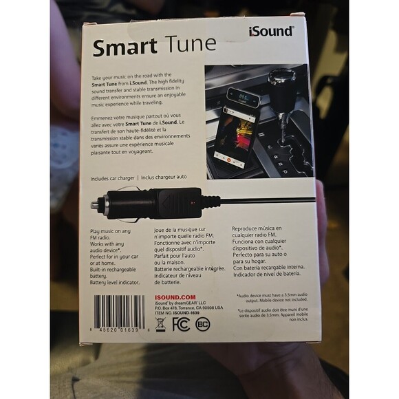 iSound ISOUND-1639 Smart Tune FM Transmitter - Picture 2 of 2